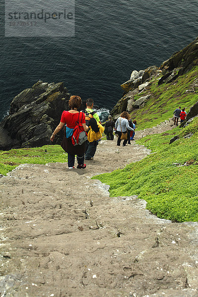 Küste Tourist ungestüm Insel Atlantischer Ozean Atlantik Kerry County Irland Weg