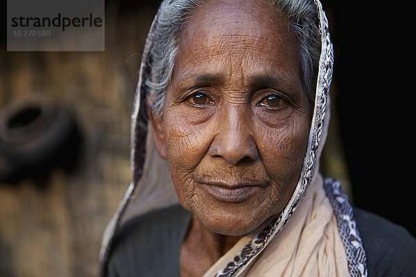 Porträt einer älteren Frau; Rangpur  Bangladesch