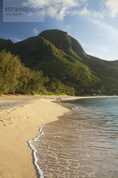 Tunnels Beach; Haena  Kauai  Hawaii  Vereinigte Staaten von Amerika