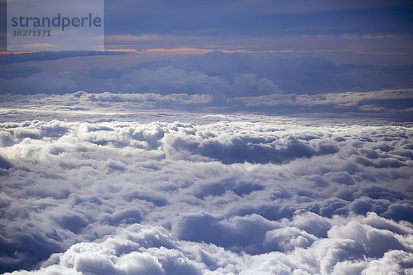 Blick über die Wolken vom Gipfel des Haleakala National Park; Maui  Hawaii  Vereinigte Staaten von Amerika'.