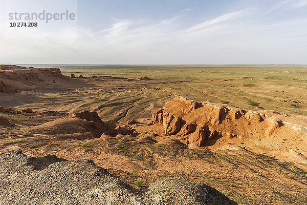 Flaming Cliffs  Bayanzag  Provinz Südgobi  Mongolei
