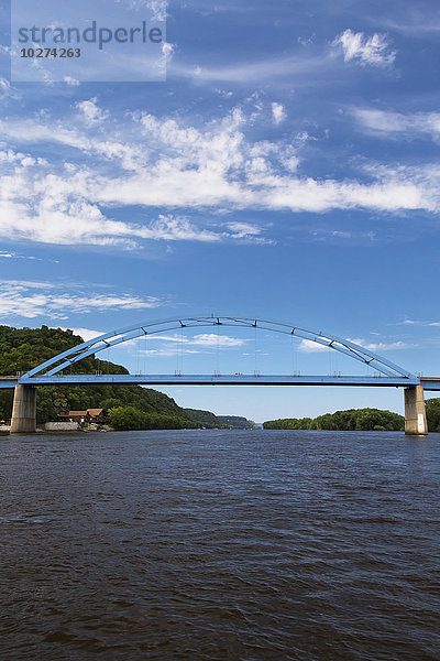 Brücke über den Mississippi  die Marquette  Iowa und Praire Du Chien  Wisconsin verbindet; Iowa  Vereinigte Staaten von Amerika'.