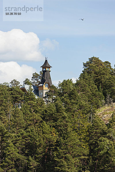 Villa auf einem Hügel  Velamsund  Stockholm  Schweden