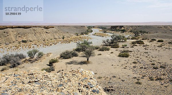 Sesriem Canyon  Trockenfluss Tsauchab  Namibia  Afrika