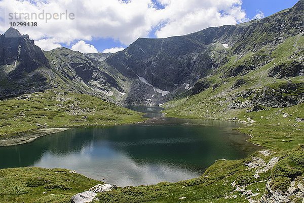 Landschaft  See  Berge  sieben Seen Platte  Rila Gebirge  Bulgarien  Europa