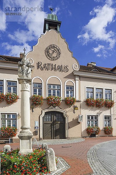 Rathaus  Markt Piesting  Niederösterreich  Österreich  Europa