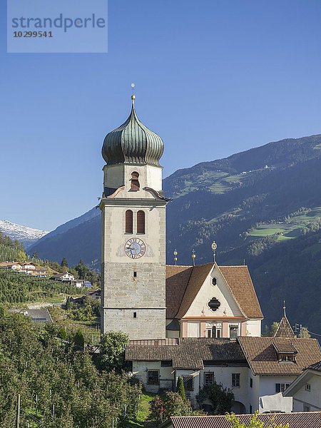 Wallfahrtskirche zur schmerzhaften Muttergottes  Riffian  Trentino-Alto Adige  Südtirol  Italien  Europa