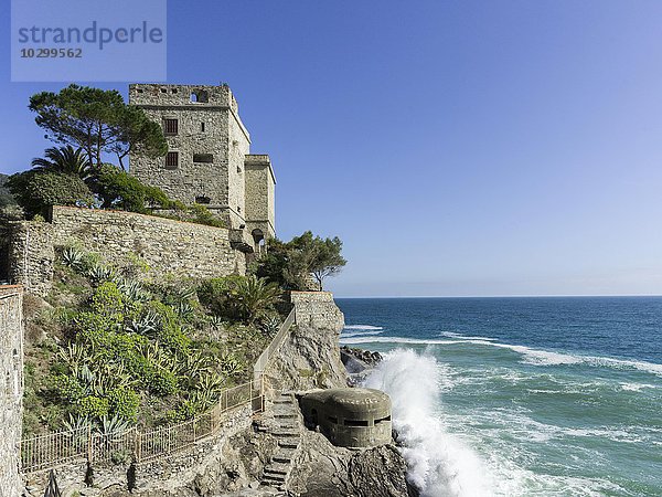 Burg  Monterosso Al Mare  Cinque Terre  Ligurien  Italien  Europa