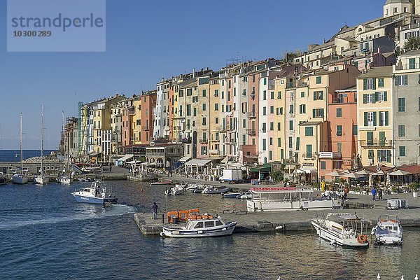 Hafen  Portovenere  Ligurien  Italien  Europa