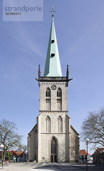 Evangelische Stadtkirche  Unna  Ruhrgebiet  Westfalen  Nordrhein-Westfalen  Deutschland  Europa