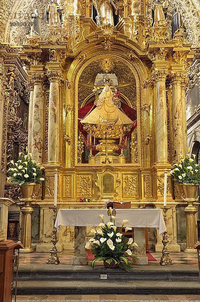 Rosenkranzkapelle in der Kirche Santo Domingo  Heroica Puebla de Zaragoza  Puebla  Mexiko  Nordamerika