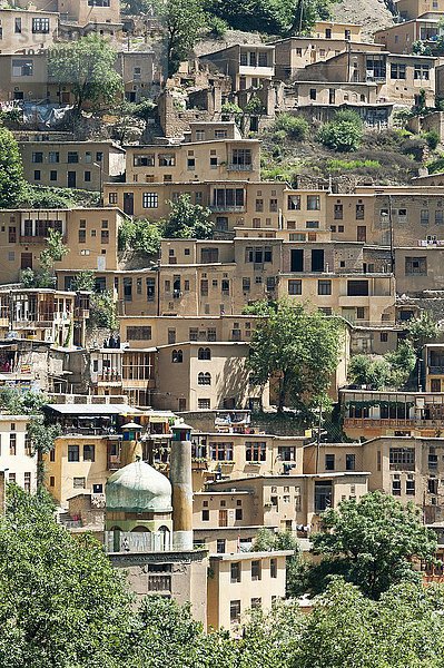 Terrassenförmig angelegtes Bergdorf  Masuleh  Masooleh  Masouleh  Provinz Gilan  Elburs-Gebirge  Iran