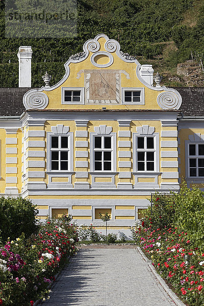 Barockes Kellerschlössel  Dürnstein  Wachau  Waldviertel  Niederösterreich  Österreich  Europa