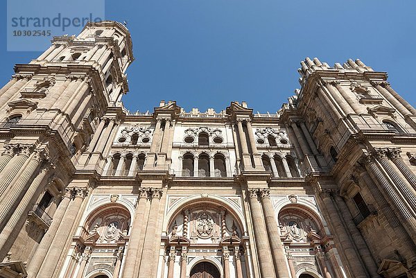 Kathedrale von Málaga  Andalusien  Spanien  Europa
