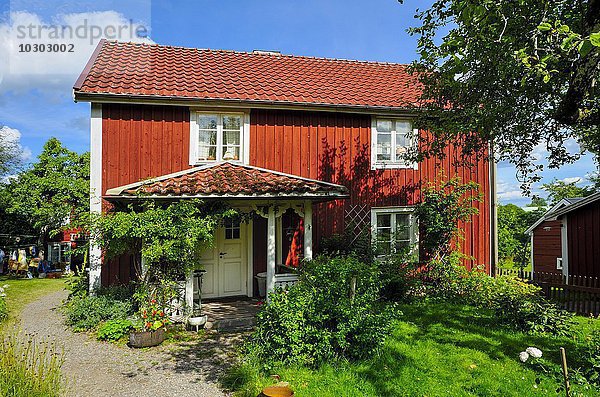 Drehort der Astrid Lindgren Filme  Wir Kinder aus Bullerbü  Mittelhof  Ort Sevedstorp  Vimmerby  Kalmar län  Smaland  Schweden  Europa