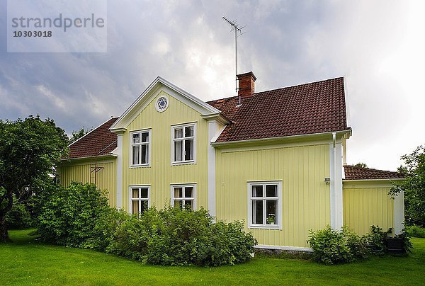 Astrid Lindgrens Näs  Barndomshem  Wohnhaus von Lingren ab 1920  neues Pächterhaus  Ort Vimmerby  Kalmar län  Smaland  Schweden  Europa