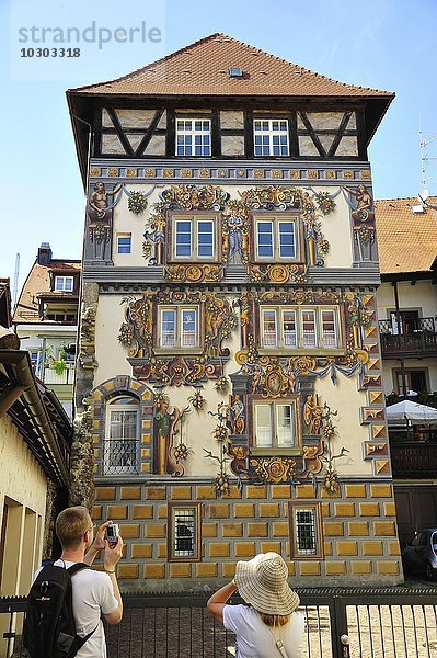 Wohnturm Zum Goldenen Löwen  Altstadt  Konstanz  Baden-Württemberg  Deutschland  Europa