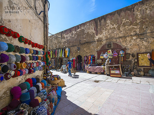 Afrika  Marokko  Essaouira  Altstadt  Stadtmauer Bani Antar und Basar