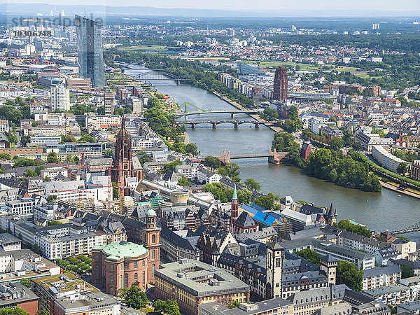Deutschland  Hessen  Frankfurt  Stadtbild am Main