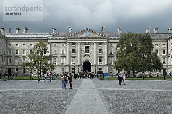 Irland  Dublin  Blick auf die Nationalbibliothek