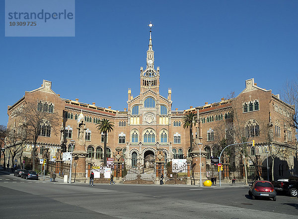 Spanien  Katalonien  Barcelona  Blick zum Hospital de la Santa Creu i Sant Pau