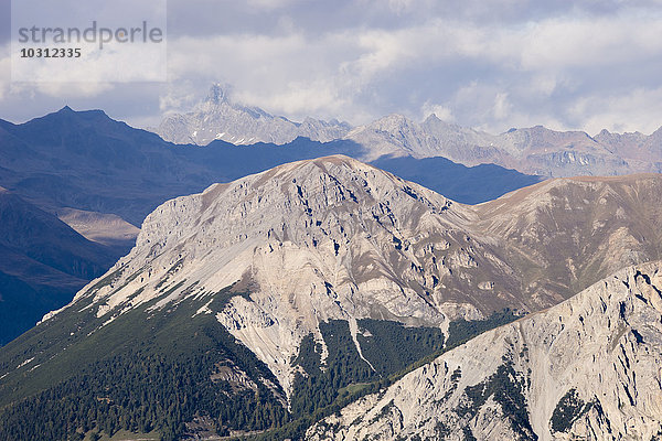 Italien  Südtirol  Region Watles  Berglandschaft