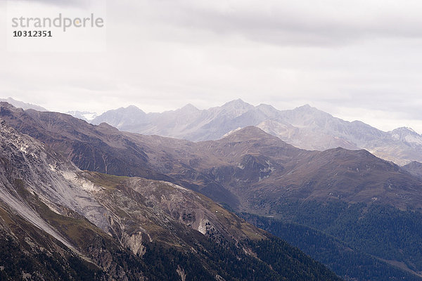 Italien  Südtirol  Blick auf die Ortler Alpen