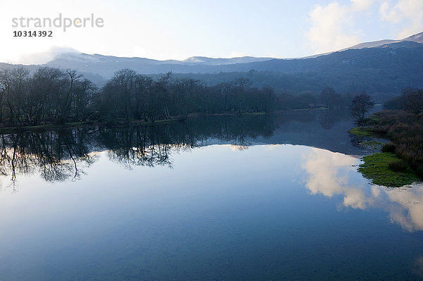 Afon Glaslyn  Snowdonia Nationalpark  Gwynedd  Wales  Großbritannien  Europa