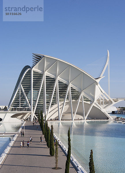 Spanien  Valencia  Stadt der Künste und Wissenschaften  Museu de les Ciencies Principe Felipe