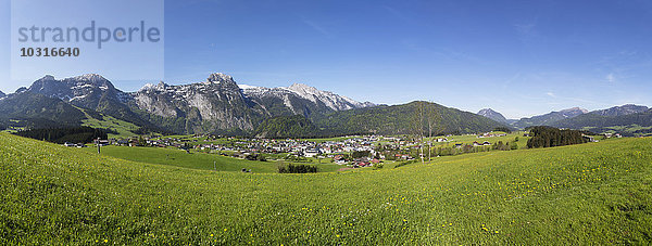 Österreich  Salzburger Land  Abtenau mit Tennengebirge