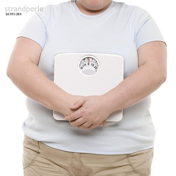 Übergewichtige Frau