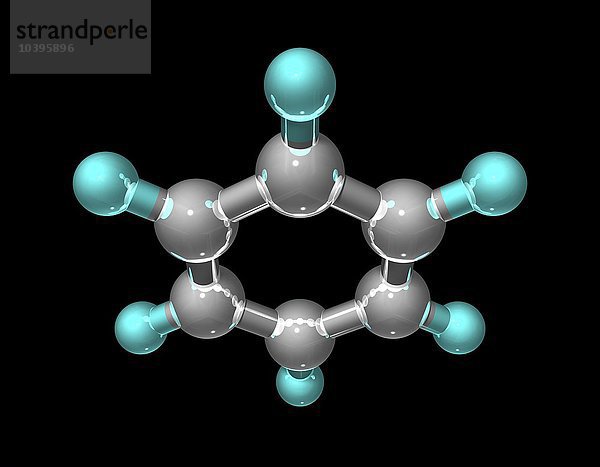 Benzol  molekulares Modell