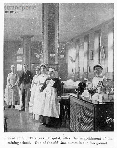 Englischer Fotograf  (19. Jahrhundert)  St. Thomass Hospital  nach 1860 (s/w Foto)