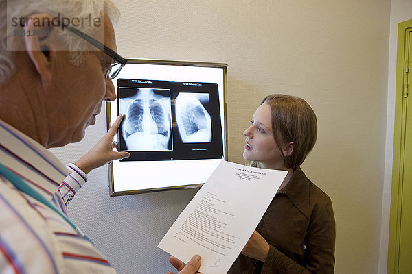 Brustkorb röntgen.