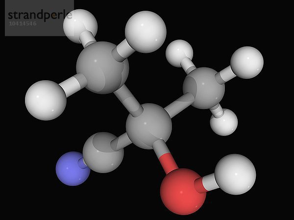 Aceton-Cyanohydrin-Molekül