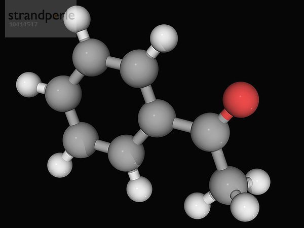 Acetophenon-Molekül