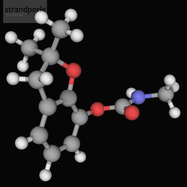 Carbofuran-Molekül