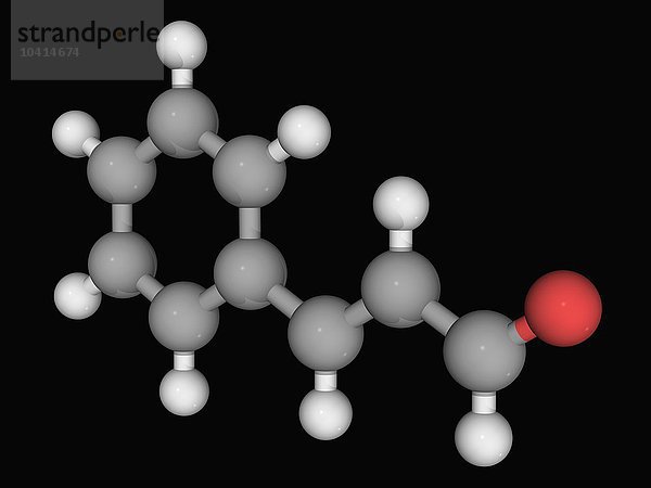 Zimtaldehyd-Molekül