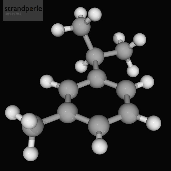Cymene-Molekül