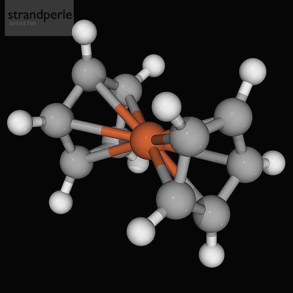 Ferrocen-Molekül