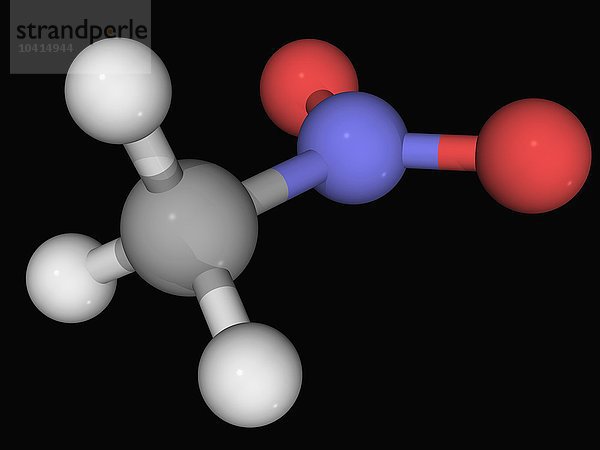 Nitromethan-Molekül