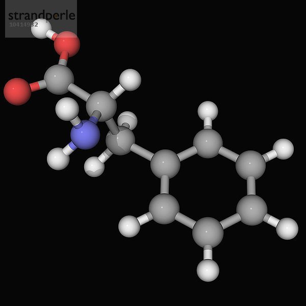 Phenylalanin-Molekül