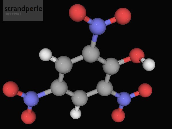 Pikrinsäure-Molekül