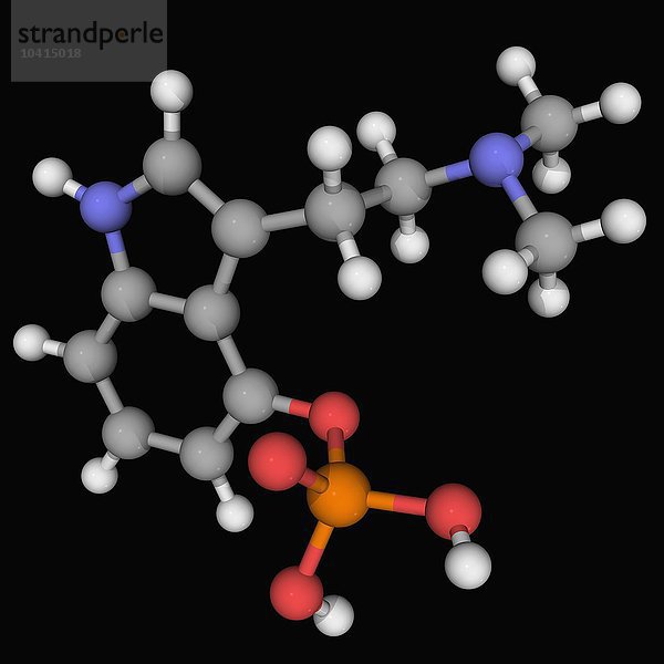 Molekül der Droge Psilocybin