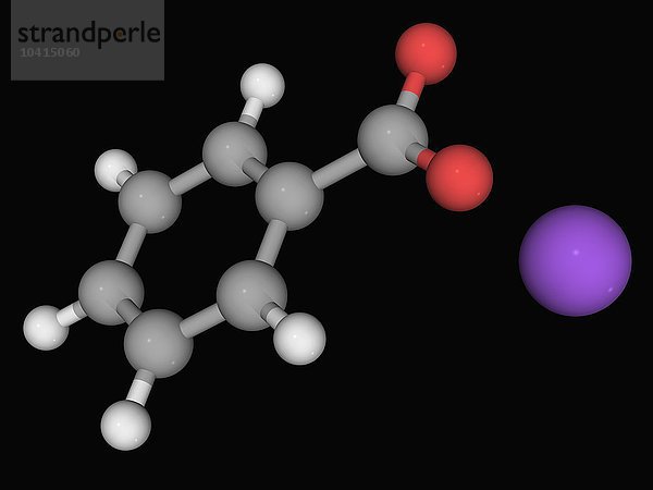 Natriumbenzoat-Molekül