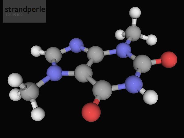 Theobromin-Molekül