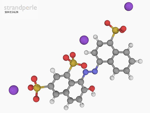 Ponceau 4R Molekül