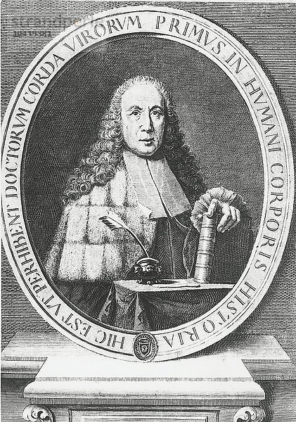 Giambattista Morgagni (1682-1771)  Arzt und Anatom  Kupferstich