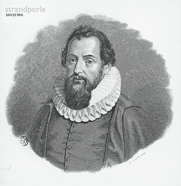 Gaspare Aselli (1581-1626)  Arzt  19. Jahrhundert  Kupferstich