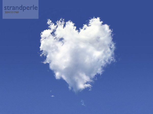 Herzförmige Wolke  Computerkunstwerk Herzförmige Wolke  Kunstwerk